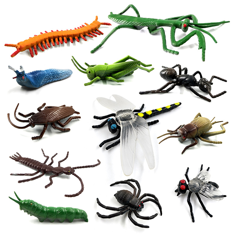Home Improvement News - 12 figurines d'insectes et d'animaux (libellule,