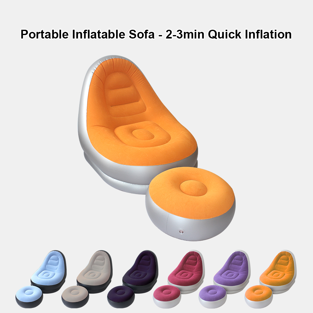 Home Improvement Furniture - Ensemble de canapé gonflable portable multicolore