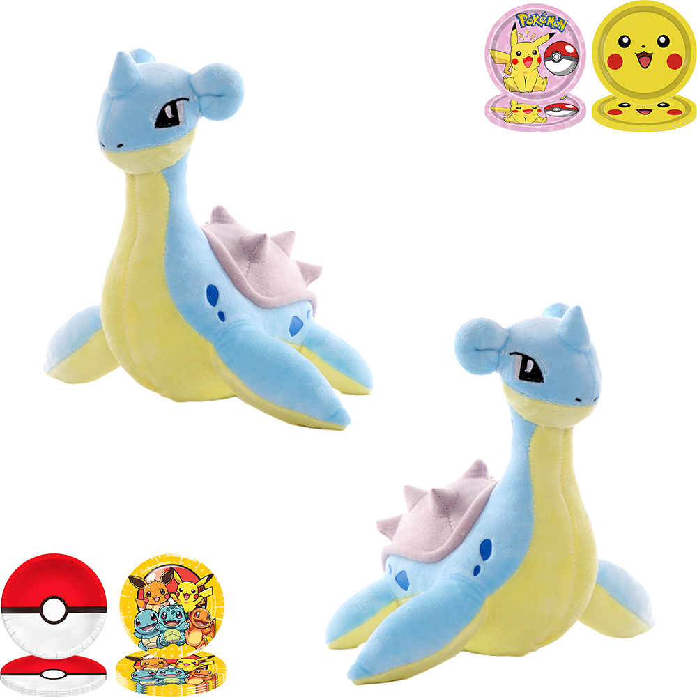 Home Improvement Furniture - Assiettes de fête d'anniversaire Pokemon jetables,