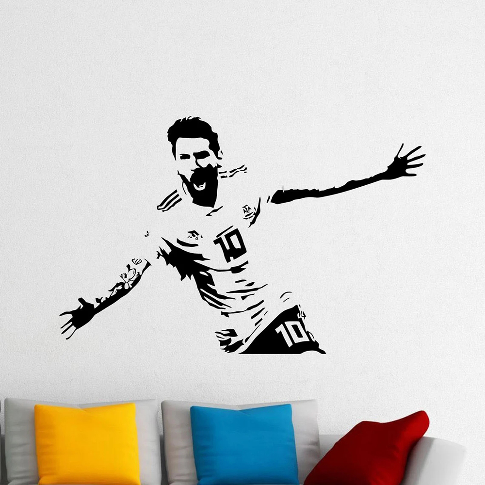 Vinyl Floor Plank - Messi – autocollant Mural en vinyle,