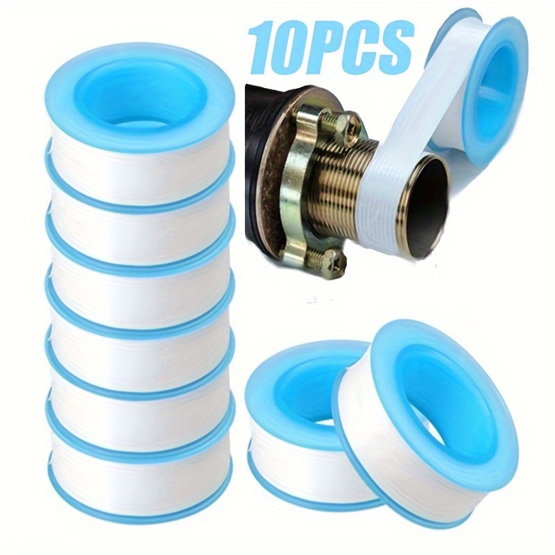 Plumbing Tape Ptfe - 3/6/10 pièces de ruban adhésif pour