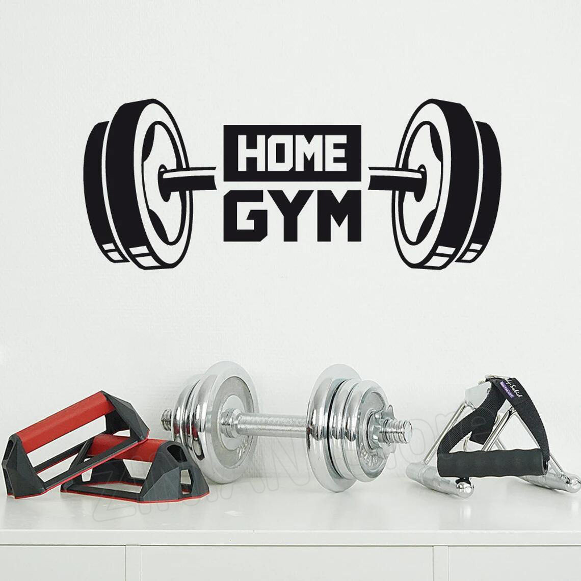 Vinyl Floor Plank - Fitness maison gymnase décor autocollant mural
