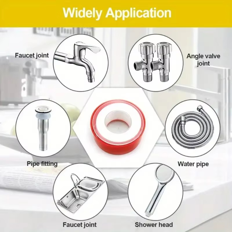 Ruban en PTFE rouge, matière p - Plumbing Tape Ptfe avis et prix