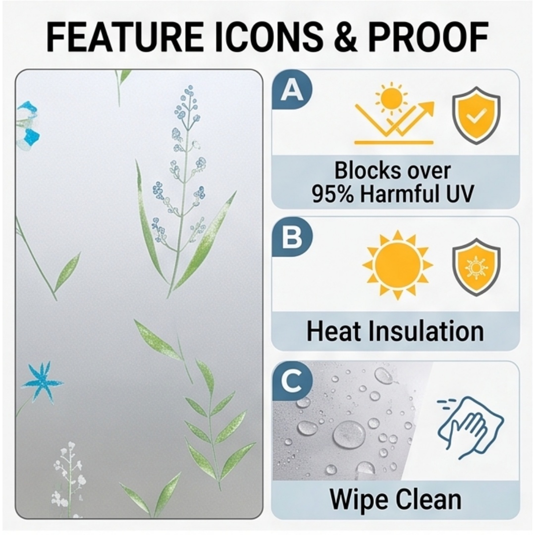 Film adhésif bleu pour fenêtre - Window Insulation Film avis et prix
