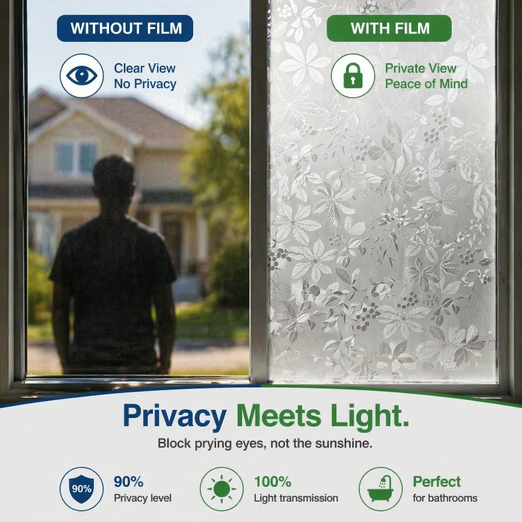 Film de confidentialité auto-a - Window Insulation Film avis et prix