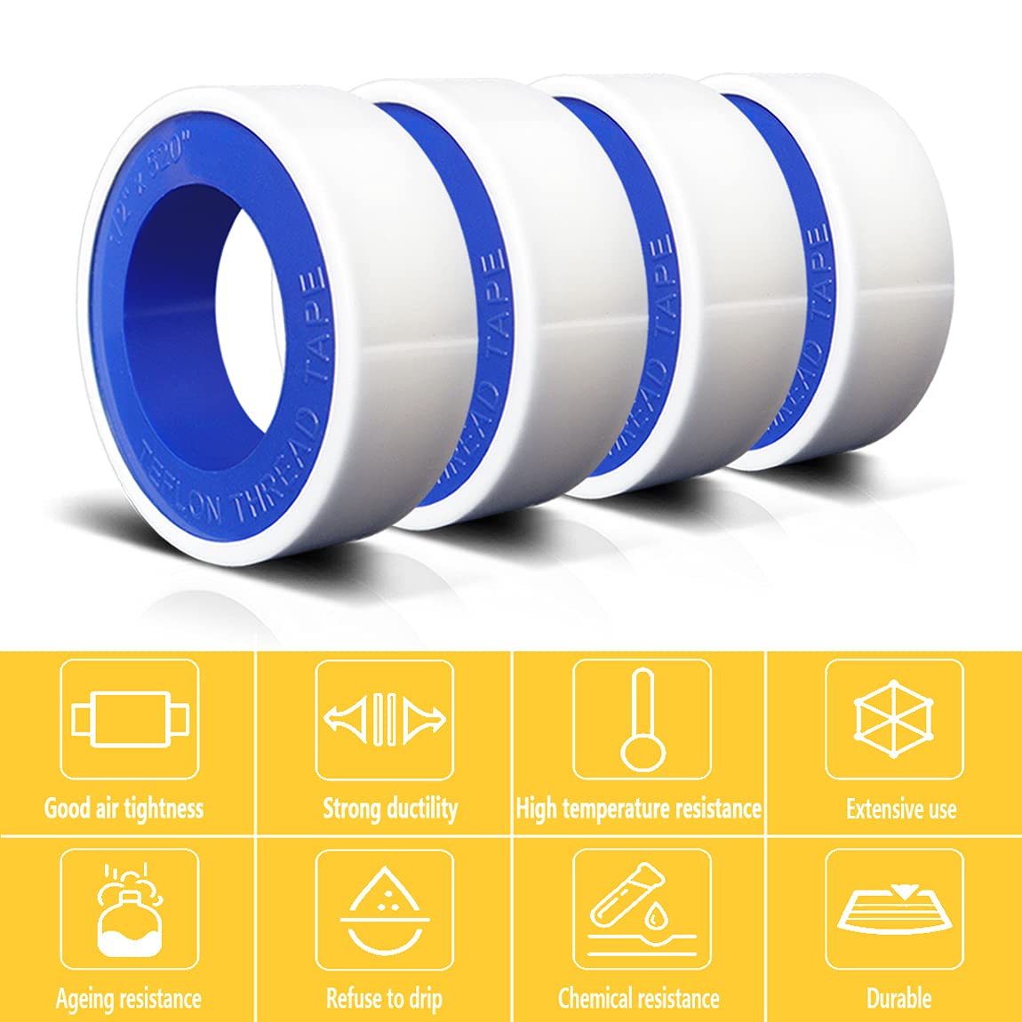 YITAPE 3/6 Rouleaux de ruban d - Plumbing Tape Ptfe avis et prix