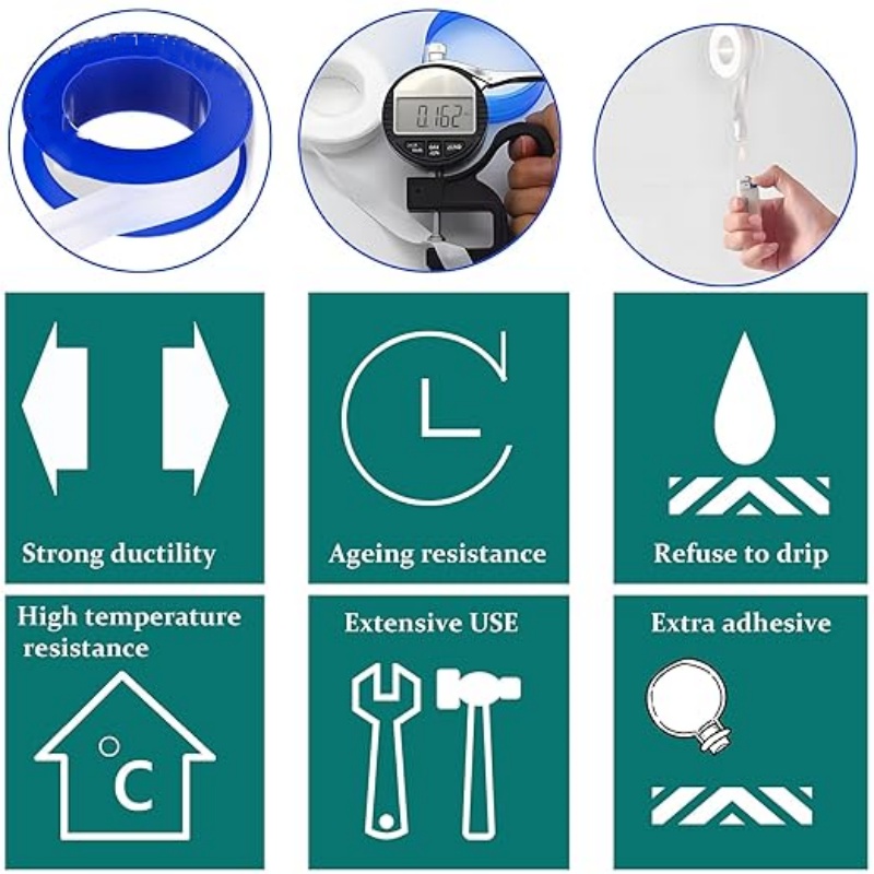 5 pièces ruban d'étanchéité fi - Plumbing Tape Ptfe avis et prix