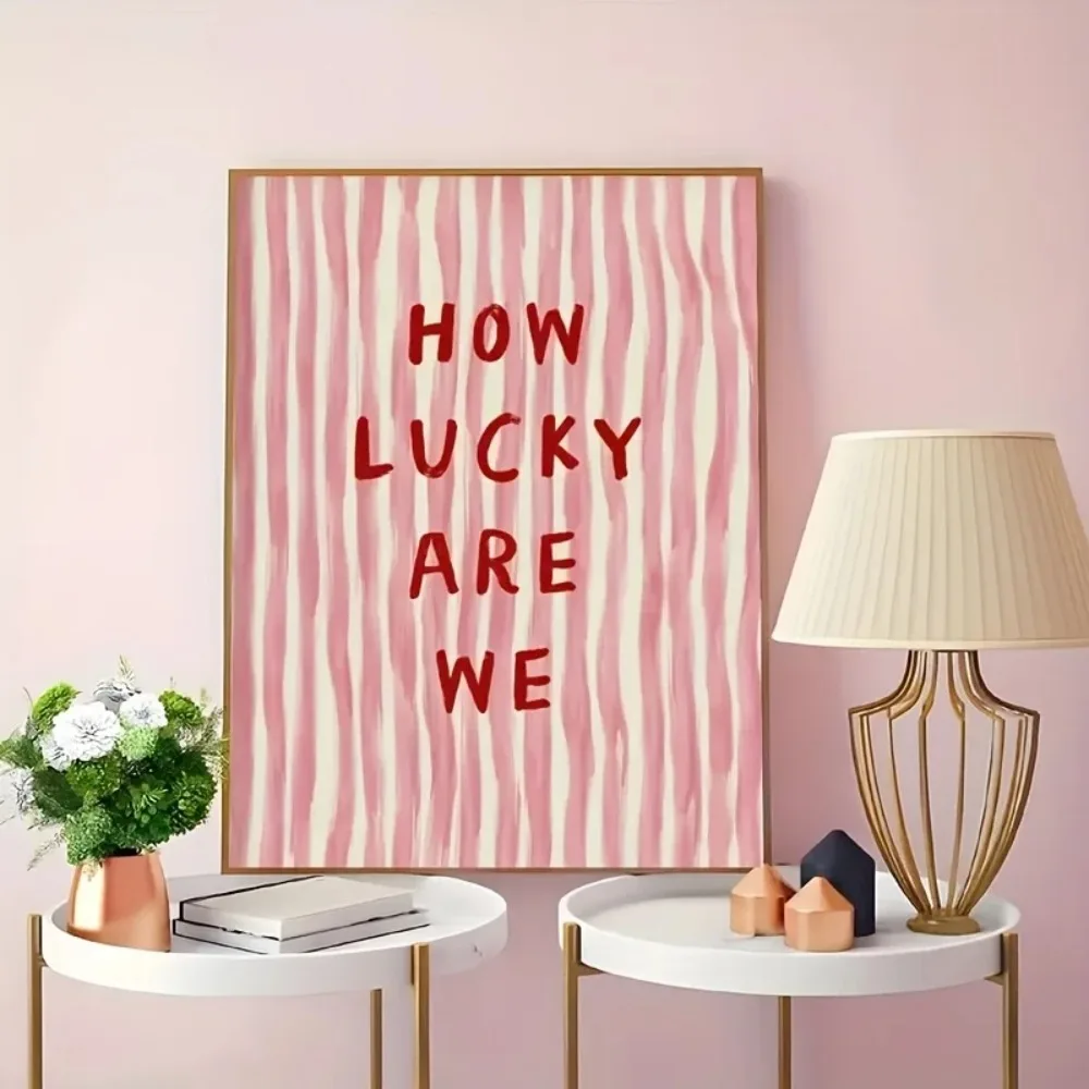 Affiche murale à rayures rouge - Home Improvement Furniture avis et prix