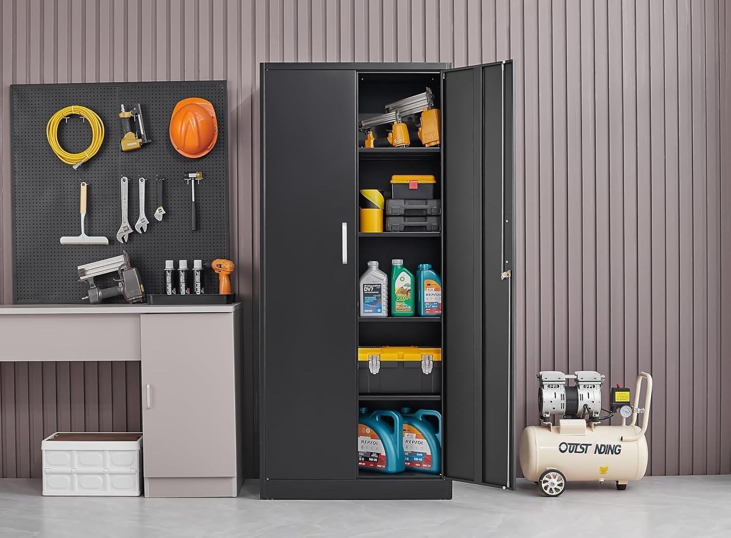 Armoire de rangement en métal  - Home Improvement House avis et prix