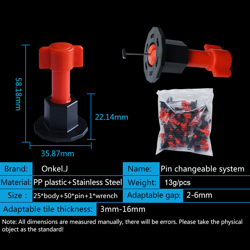 ONKE-Système de gouttes de car - Tile Leveling Clip avis et prix